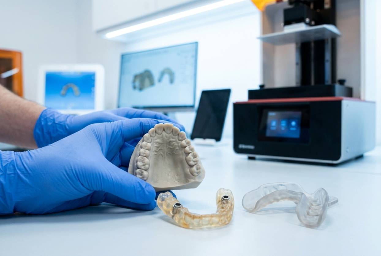Impressão 3D na odontologia para guias cirúrgicos e modelos