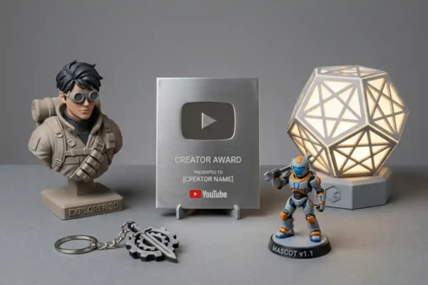 Impressão 3d para youtubers