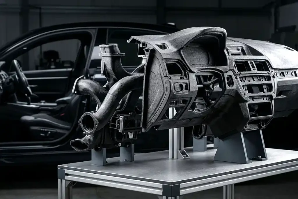 Aplicações reais para o Filamento de Fibra de Carbono | Guia 3D Pro Prototipo Painel Automotivo Impresso 3D