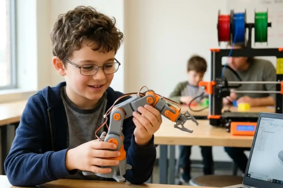 Impressão 3D para Crianças Superdotadas